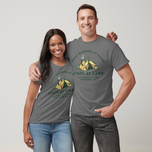 What Happens At Camp Banning State Park Sandstone T-shirt (Unisex)