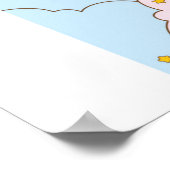 what I do What I say wall art Poster (Hoek)