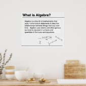 What is Algebra? Poster (Keuken)