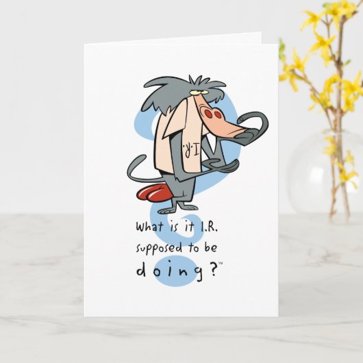 What is it I.R. Supposed To Be Doing?™ Kaart (Gele Bloem)