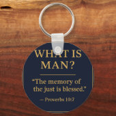 WHAT IS MAN – Bro Scott Memorial Acrylic Keychain (Voorkant)