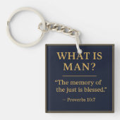 WHAT IS MAN – Bro Scott Memorial Acrylic Keychain (Voorkant)