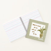 What is Meant for Me Spiral Notebook Notitieboek (Binnen)