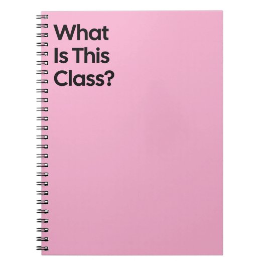 What Is This Class Notebook Notitieboek (Voorkant)