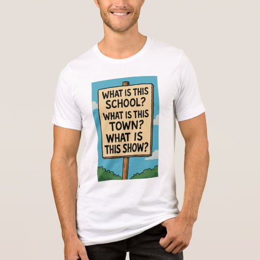 What is this show?! Tri-Blend shirt (Voorkant)