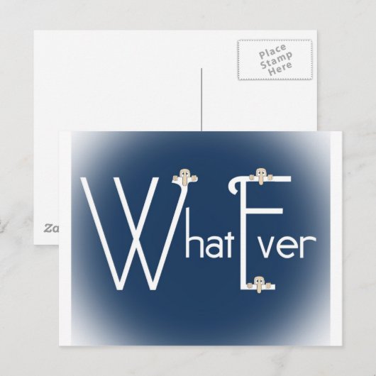 What-Kilroy Briefkaart (Voorkant / Achterkant)