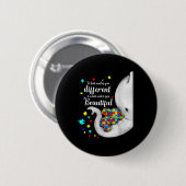 What Makes You Different Elephant Mom Autism Child Ronde Button 5,7 Cm (Voorkant /achterkant)