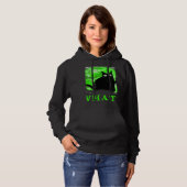 What Murderous Cat Holding Knife Halloween Costume Hoodie (Voorkant volledig)