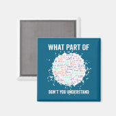 What part don't you understand funny math calculus magneet (Voorkant / Achterkant)