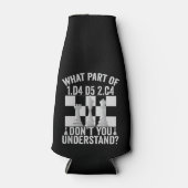 What Part of 1.d4 d5 2.c4 Don't You Understand Flesjeskoeler (Voorkant)