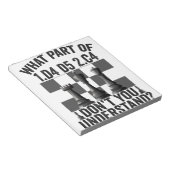 What Part of 1.d4 d5 2.c4 Don't You Understand Notitieblok (Schuin)