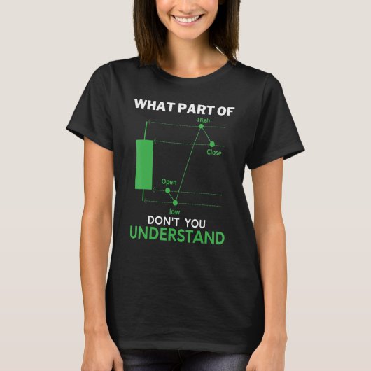 What Part Of Don't You Understand Day Trading Mark T-shirt (Voorkant)