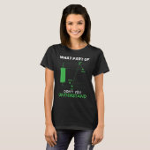 What Part Of Don't You Understand Day Trading Mark T-shirt (Voorkant volledig)