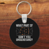 What Part Of Dont You Understand Field Hockey Coac Sleutelhanger (Voorkant)