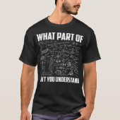 What Part Of Dont You Understand Funny Math Teach T-shirt (Voorkant)