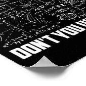 What Part Of Dont You Understand Math Teacher Poster (Hoek)