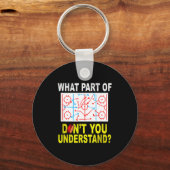 What Part Of You Don't Understand_ Funny Ice Hocke Sleutelhanger (Voorkant)