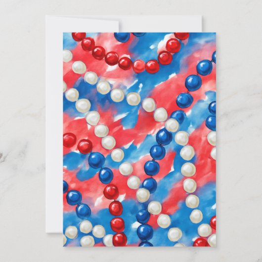 What’s in Your Phone? 4th of July Game Beads card Kaart (Achterkant)