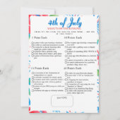 What’s in Your Phone? 4th of July Game card Kaart (Voorkant)