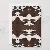 What’s in Your Purse? Bridal  Shower boho Game Kaart (Achterkant)