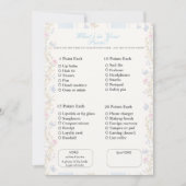 What’s in Your Purse? Romantic Floral Game Kaart (Voorkant)