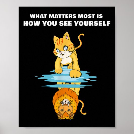 What S Most Is How You See Yourself Motivational L Poster (Voorkant)