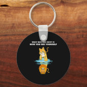 What S Most Is How You See Yourself Motivational L Sleutelhanger (Voorkant)