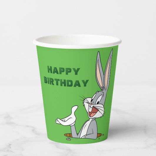 WHAT’S UP DOC?™ BUGS BUNNY™ Rabbit Hole Papieren Bekers (Voorkant)