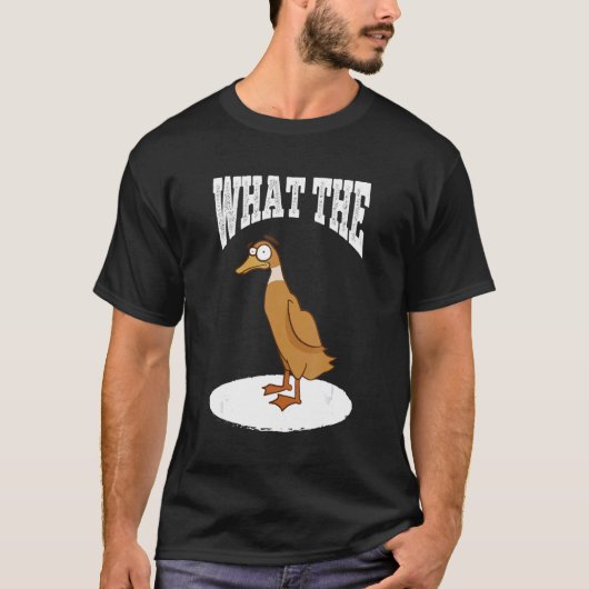 What The Duck Duck Morning Grouch Coffee Rubber Du T-shirt (Voorkant)