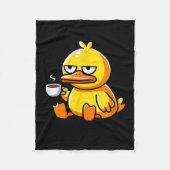 What The Duck Owner I Love Ducks Lover Funny Rubbe Fleece Deken (Voorkant)