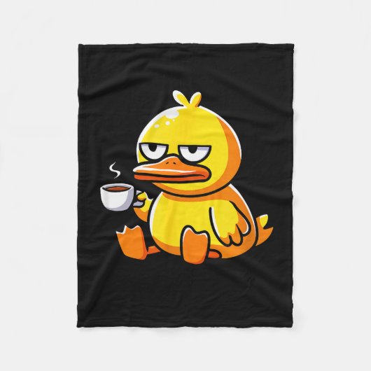 What The Duck Owner I Love Ducks Lover Funny Rubbe Fleece Deken (Voorkant)