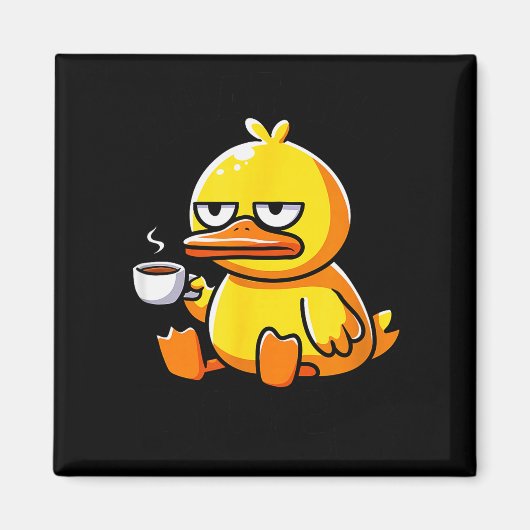 What The Duck Owner I Love Ducks Lover Funny Rubbe Magneet (Voorkant)