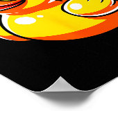 What The Duck Owner I Love Ducks Lover Funny Rubbe Poster (Hoek)