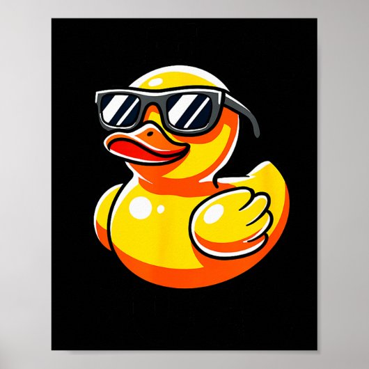 What The Duck Owner I Love Ducks Lover Funny Rubbe Poster (Voorkant)