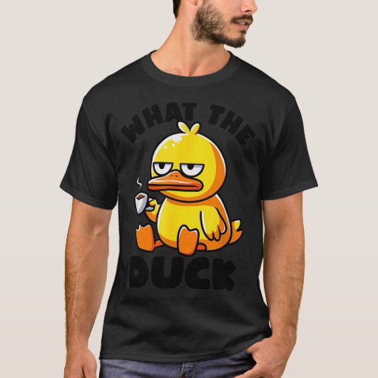 What The Duck Owner I Love Ducks Lover Funny Rubbe T-shirt (Voorkant)