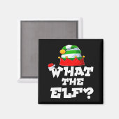 What The Elf _ Family Matching Christmas Group Paj Magneet (Voorkant / Achterkant)
