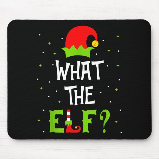 What The Elf Family Matching Funny Christmas Gift  Muismat (Voorkant)