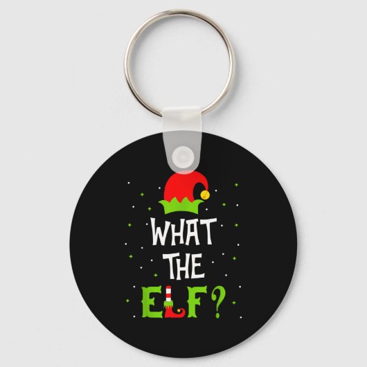 What The Elf Family Matching Funny Christmas Gift  Sleutelhanger (Voorkant)
