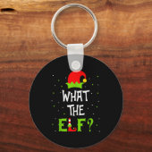 What The Elf Family Matching Funny Christmas Gift  Sleutelhanger (Voorkant)