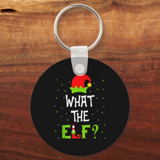 What The Elf Family Matching Funny Christmas Gift  Sleutelhanger (Voorkant)