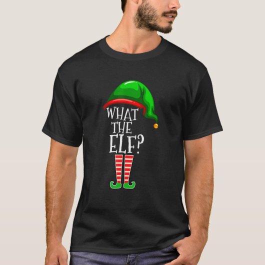 What The Elf Group Matching Family Christmas Outfi T-shirt (Voorkant)