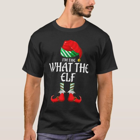 What The Elf Group Matching Family Christmas T-shirt (Voorkant)
