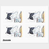 What The Feline grote stickers (Vel)