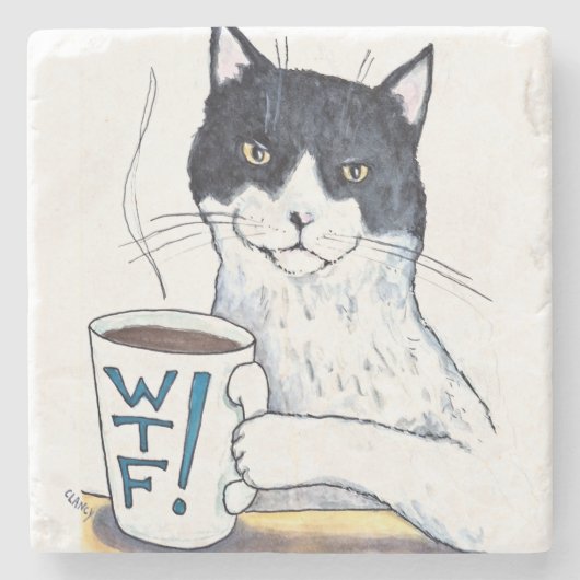 What The Feline onderzetter (Voorkant)