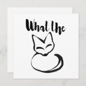 What the FOX!? (Voorkant / Achterkant)