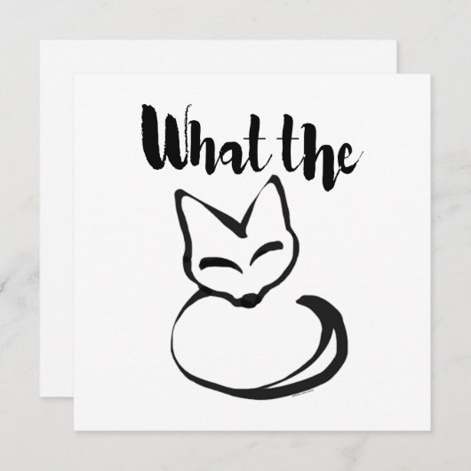 What the FOX!? (Voorkant / Achterkant)