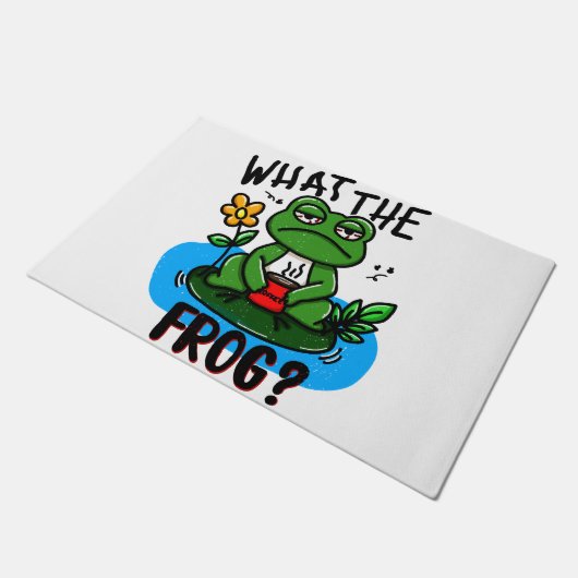 What the frog? deurmat (Schuin)