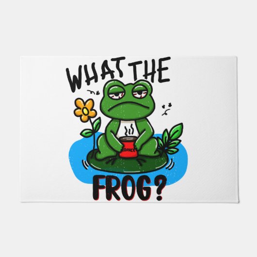 What the frog? deurmat (Voorkant)