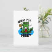 What the frog? kaart (Staand voorkant)
