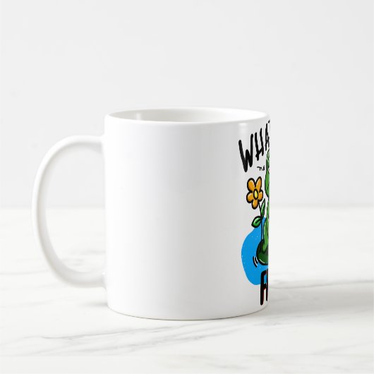 What the frog? koffiemok (Links)